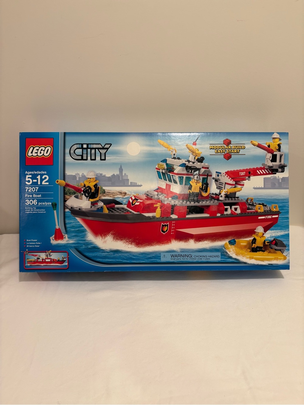 NWT Lego City 7207 Fire Boat Playset Retired Factory Sealed Unused
